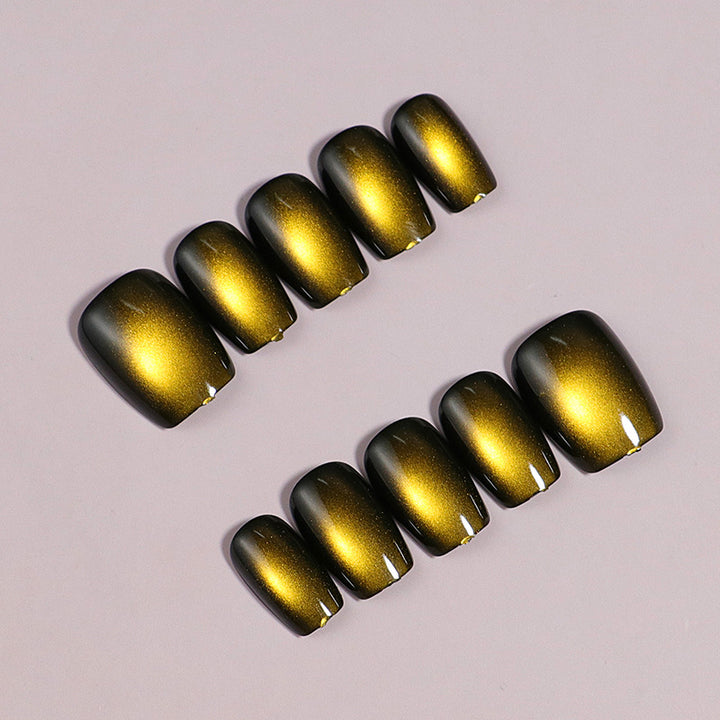 Glossy Metallic Press-On Nail Tips Stornfield