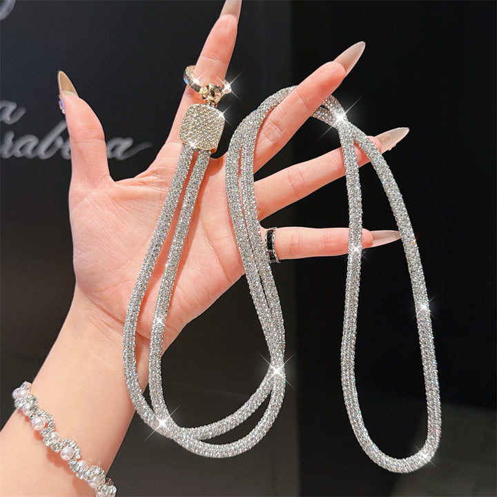 Rhinestone-Embellished Eyewear Lanyard Stornfield