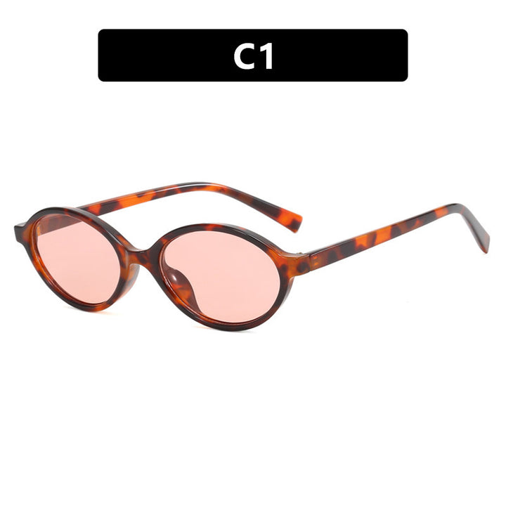 Ladies fashionable sunglasses with unique oval design Stornfield