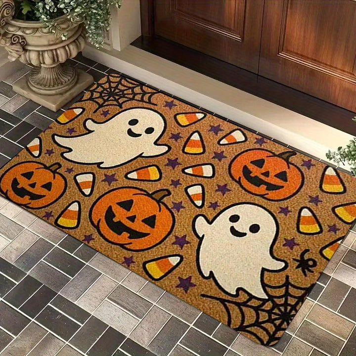Halloween-Themed Decorative Welcome Mat