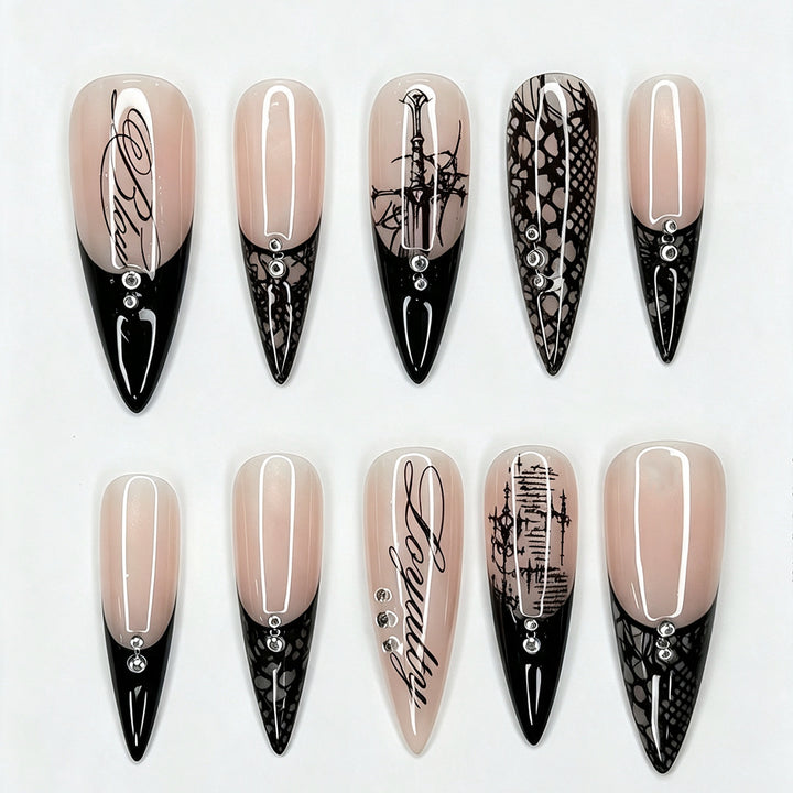 Luxury Artificial Nail Set Stornfield
