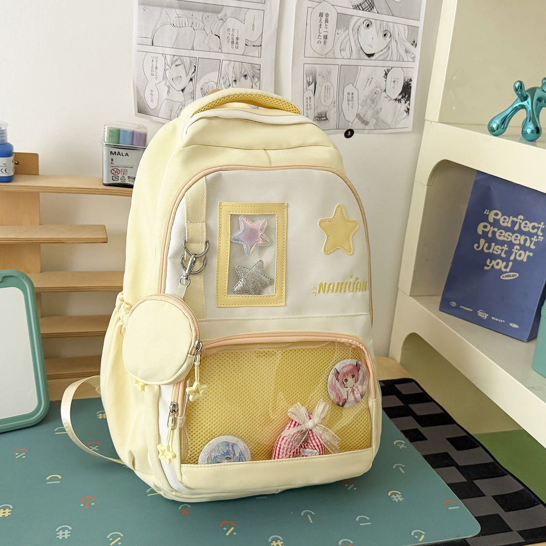 Stylish Star-Embellished School Backpack Stornfield 1791205030