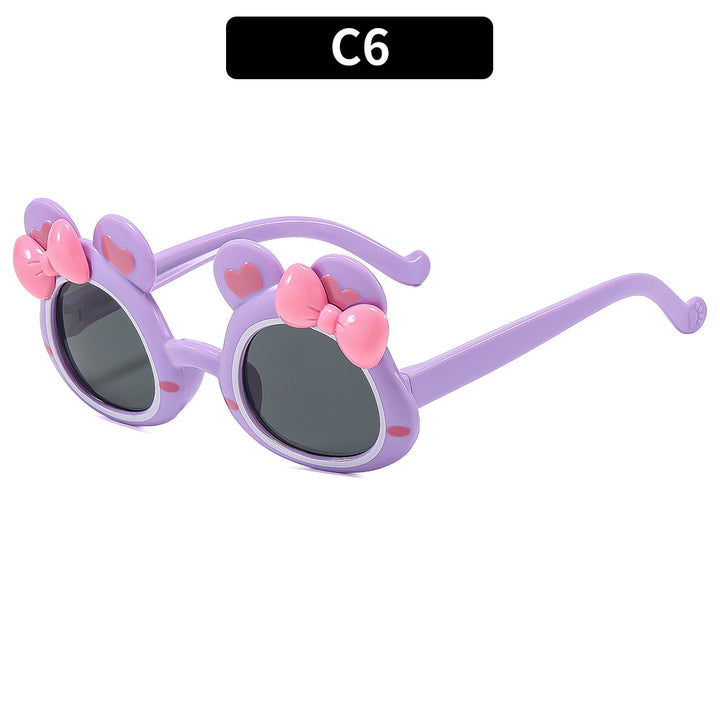 Playful Bunny-Themed Round Sunglasses