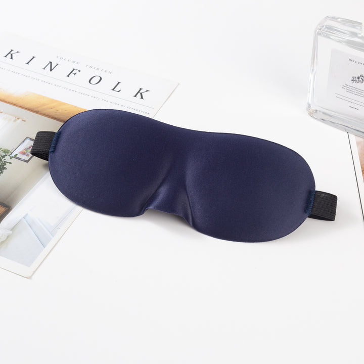 Unisex nan anatomically shaped sleep mask with formed eye sockets, lightweight foam core, and elastic comfort band Stornfield