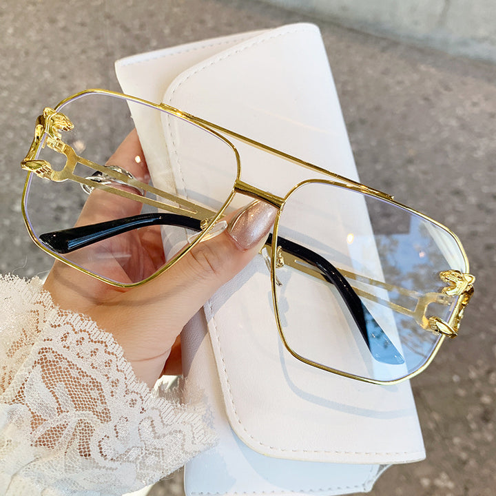 Ladies square sunglasses with luxurious metal frame Stornfield