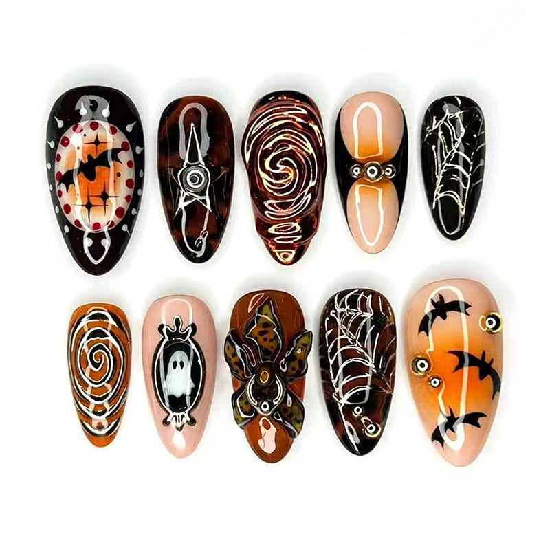 Artistic Halloween Nail Tips Stornfield