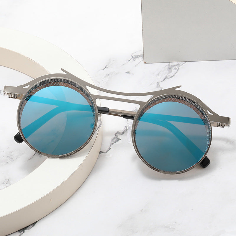 Women's fashionable round sunglasses with extravagant design Stornfield