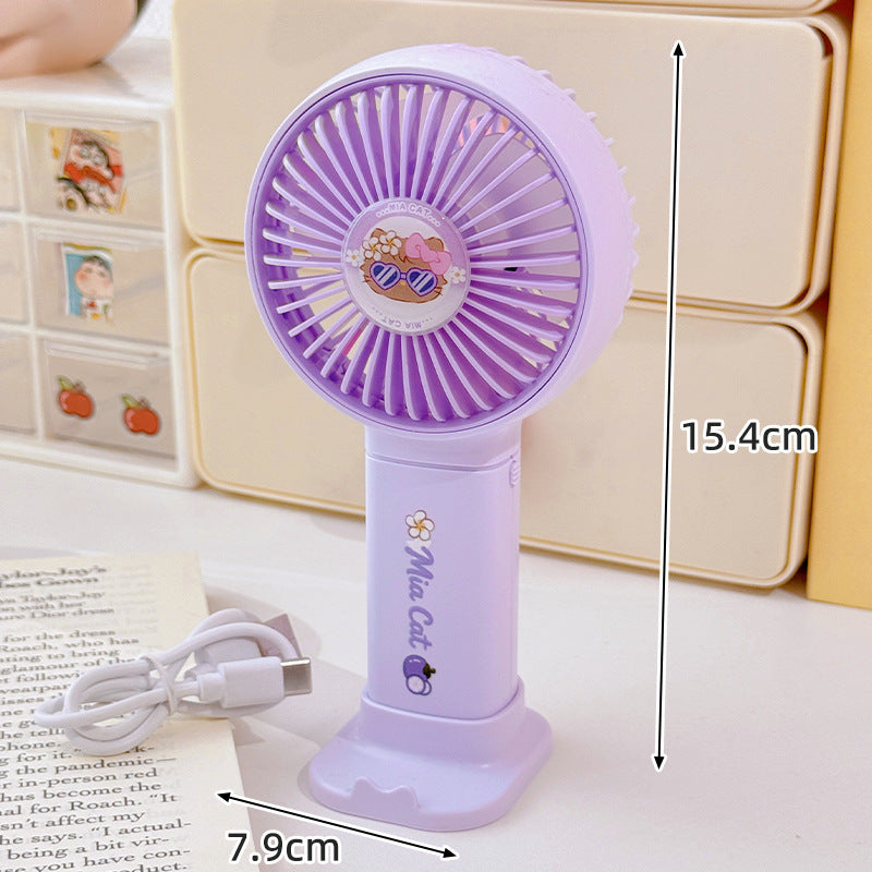 Ladies Portable Mini Fan with Cute Penguin Design Stornfield