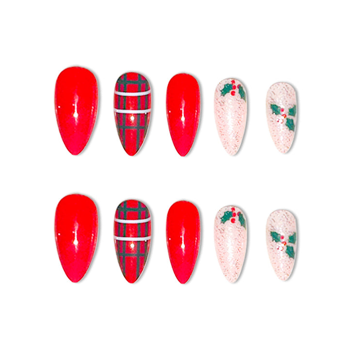 Festive Holiday Nail Art Extensions Stornfield