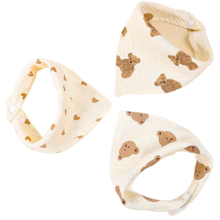 Soft Cotton Baby Bandana Bib Set Stornfield