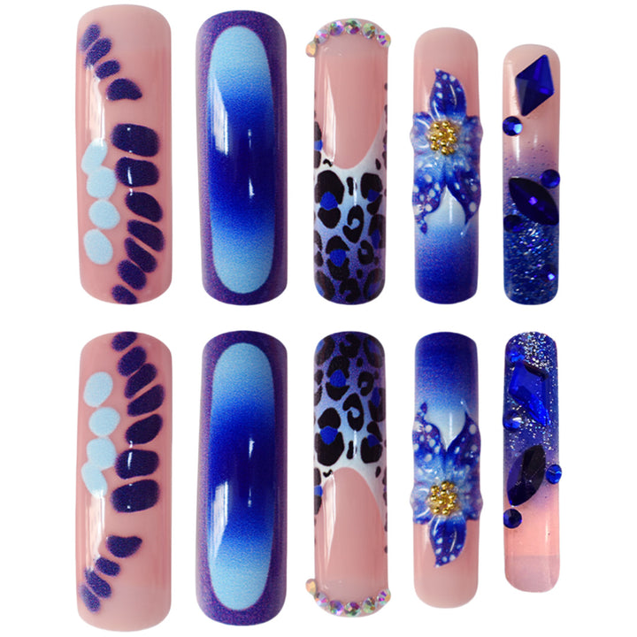 Decorative Press-On Nail Art Extensions Stornfield