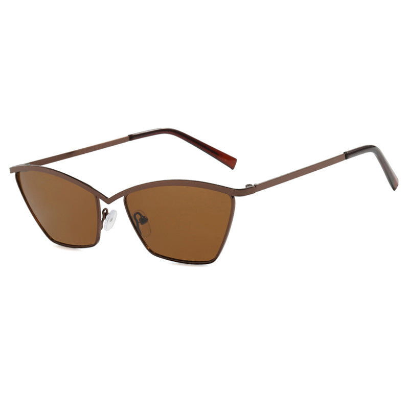 Women's fashionable Cat-Eye sunglasses with elegant metal frame Stornfield