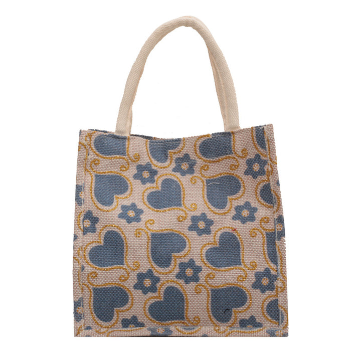 Casual Heart Pattern Tote Bag