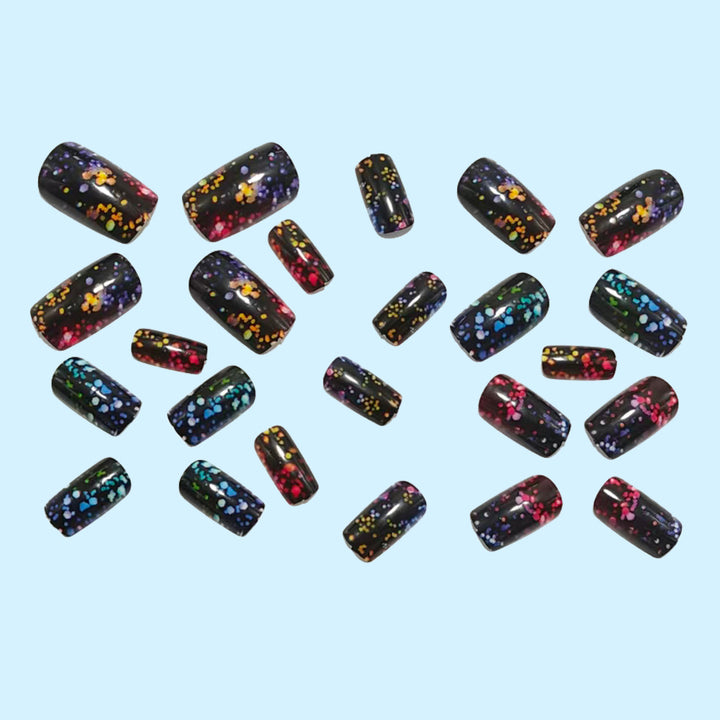 Sparkling artificial nails with glitter effect Stornfield