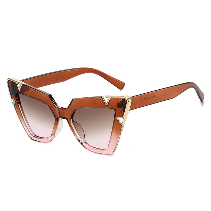 Statement Cat-Eye Sunglasses with Decorative Accents Stornfield