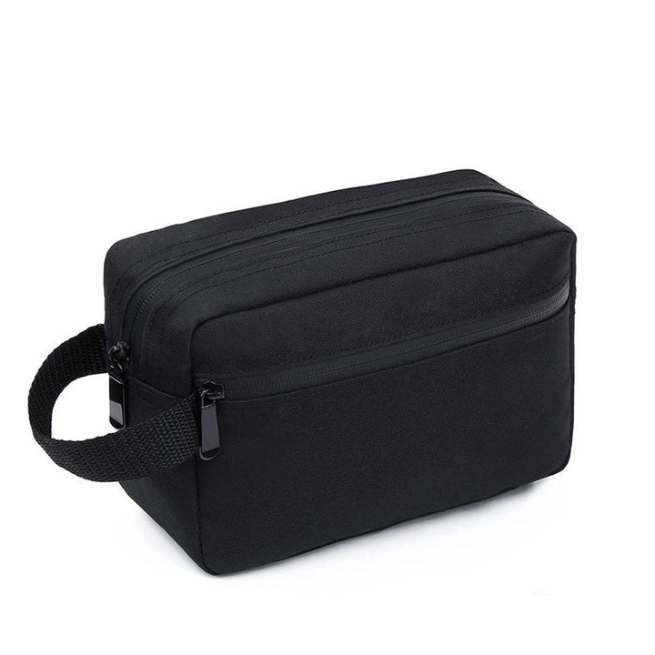Practical cosmetic bag with two zippers Stornfield