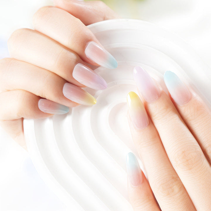 Gradient Acrylic Press-On Nails Stornfield