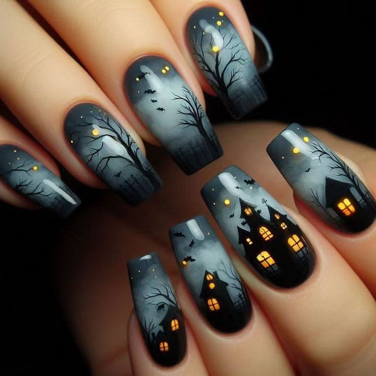 Creative Halloween Designed Nail Art Stornfield