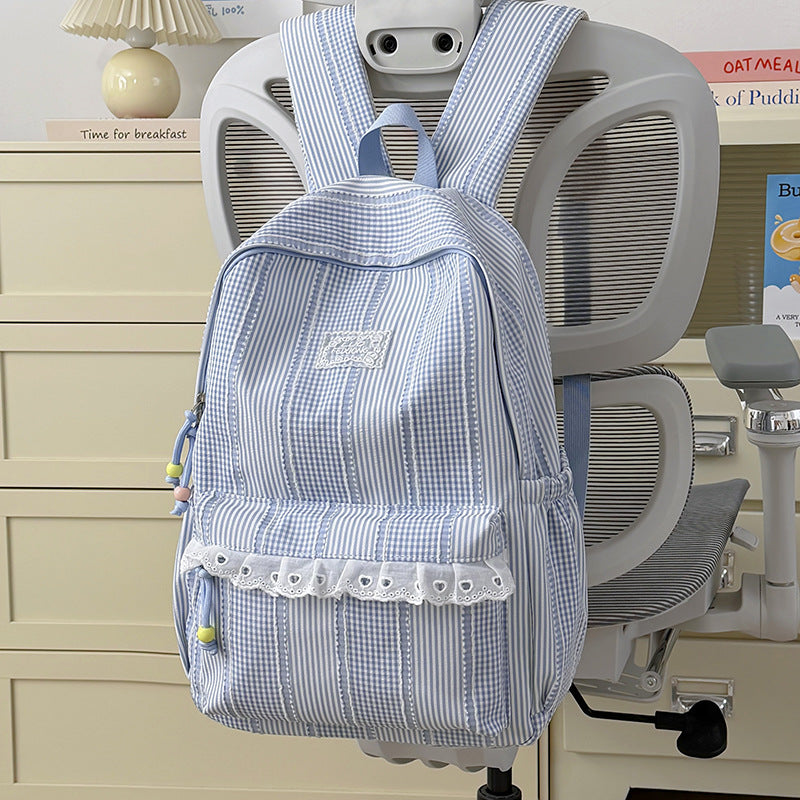 Stylish Striped Design Backpack Stornfield