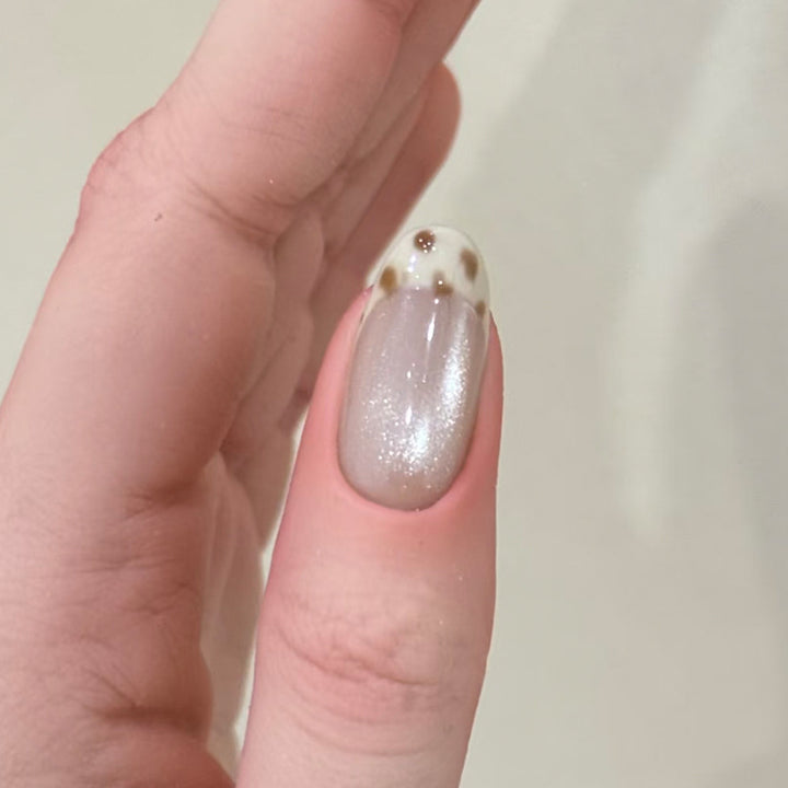 Artistic Press-On Nail Set with Glossy Finish and Unique Patterns Stornfield