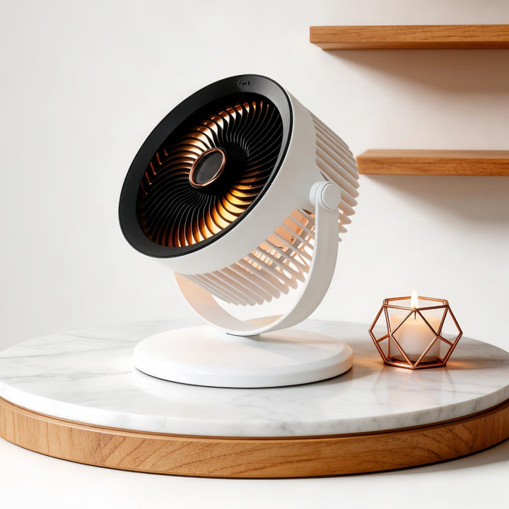 Women Portable Fan with Integrated LED Light Stornfield