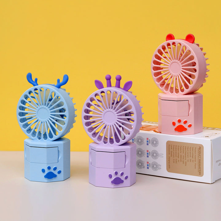 Unisex Portable Mini Fan with Animal Ears and USB Connection Stornfield