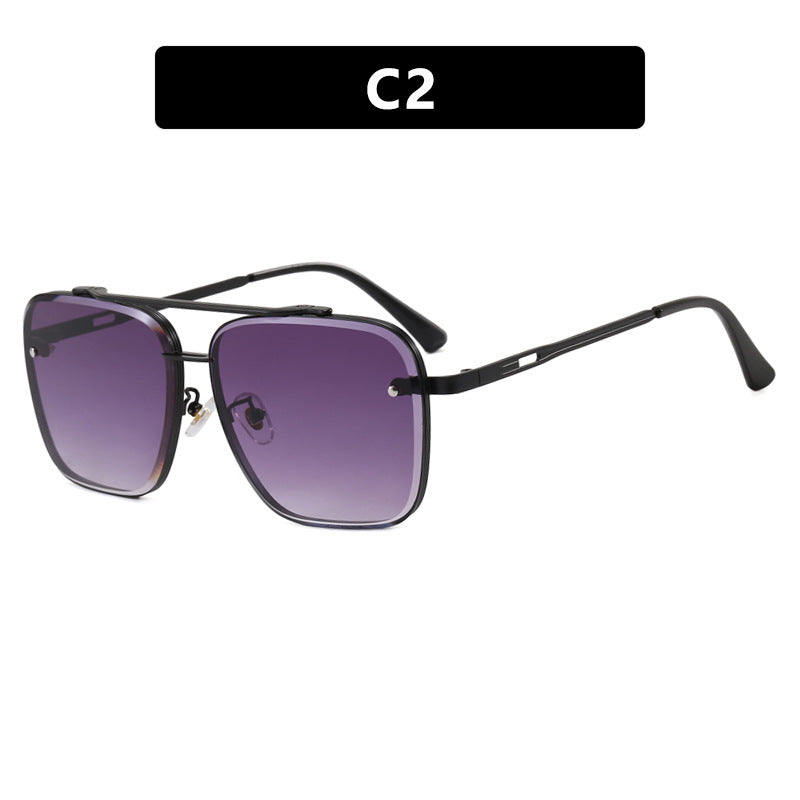 Women square sunglasses with protective lenses and modern metal frame Stornfield