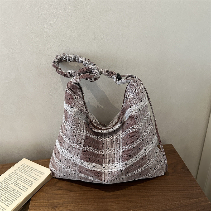 Stylish Fabric Slouchy Hobo Bag