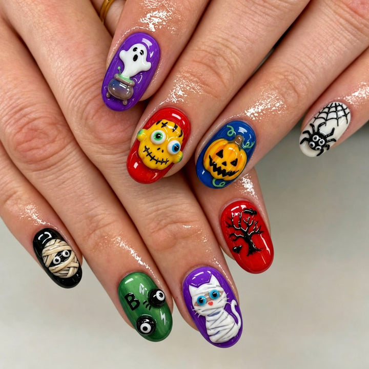 Halloween Artificial Nail Set Stornfield