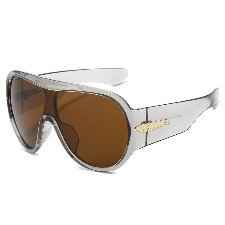 Oversized Retro Shield Sunglasses Stornfield 1787812378