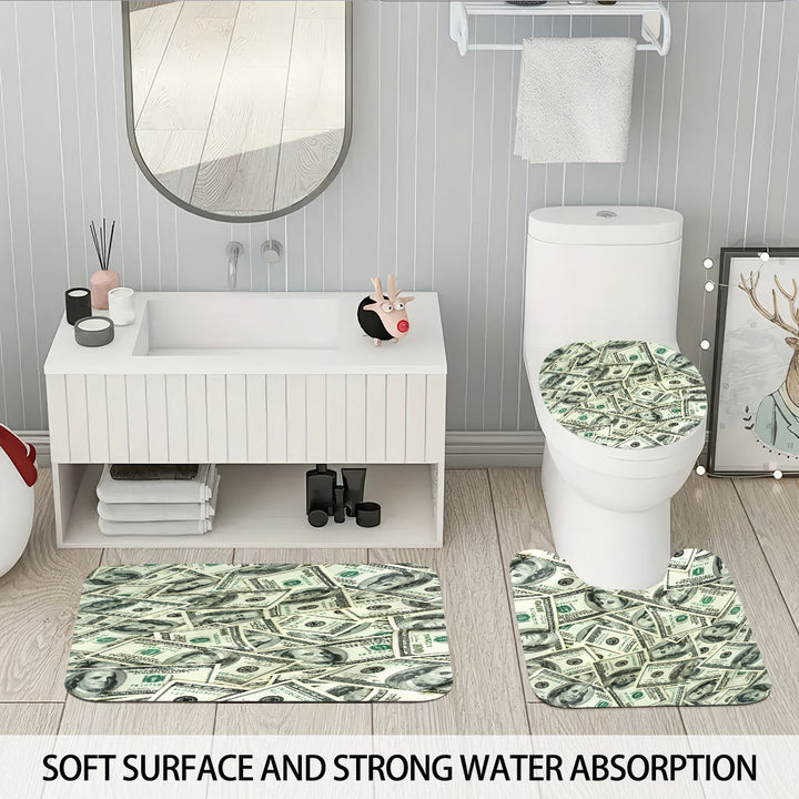 Digital Dollar Bill Bathroom Set Stornfield