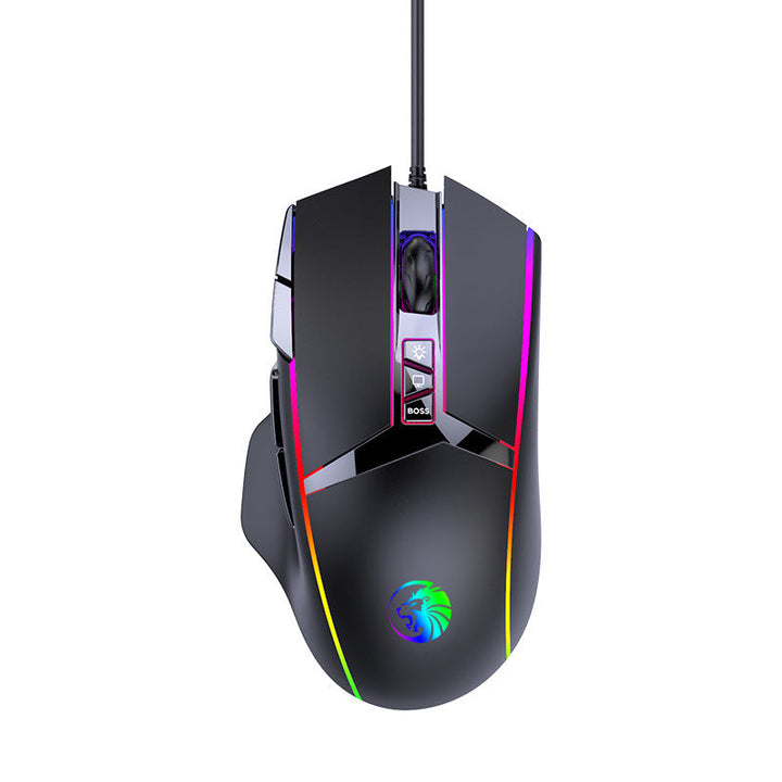 High-Precision Gaming Mouse with Customizable RGB Lighting Effects Stornfield