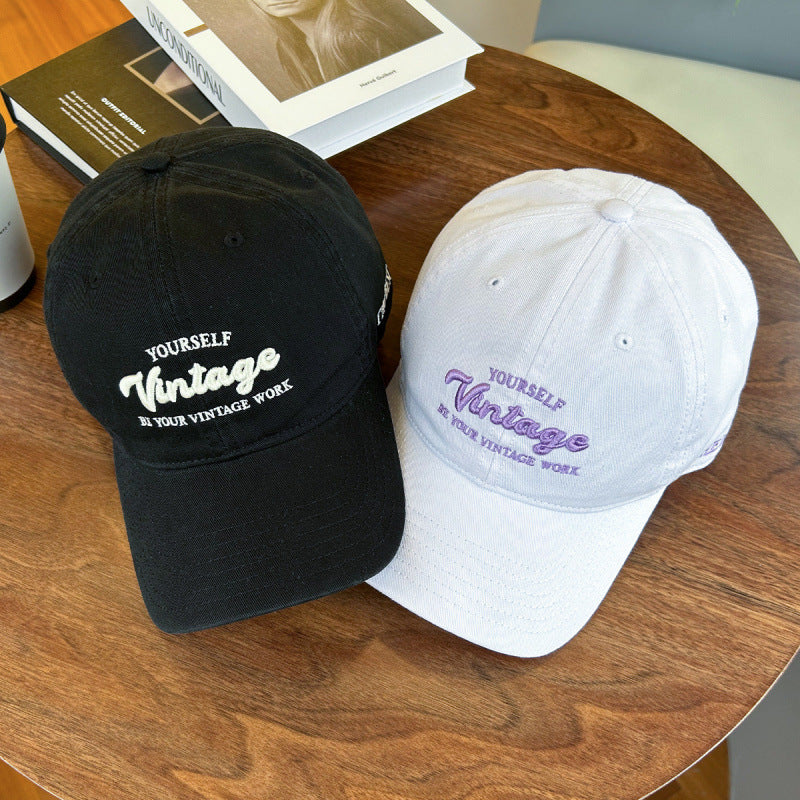 Women's Vintage-Inspired Embroidered Baseball Cap Stornfield