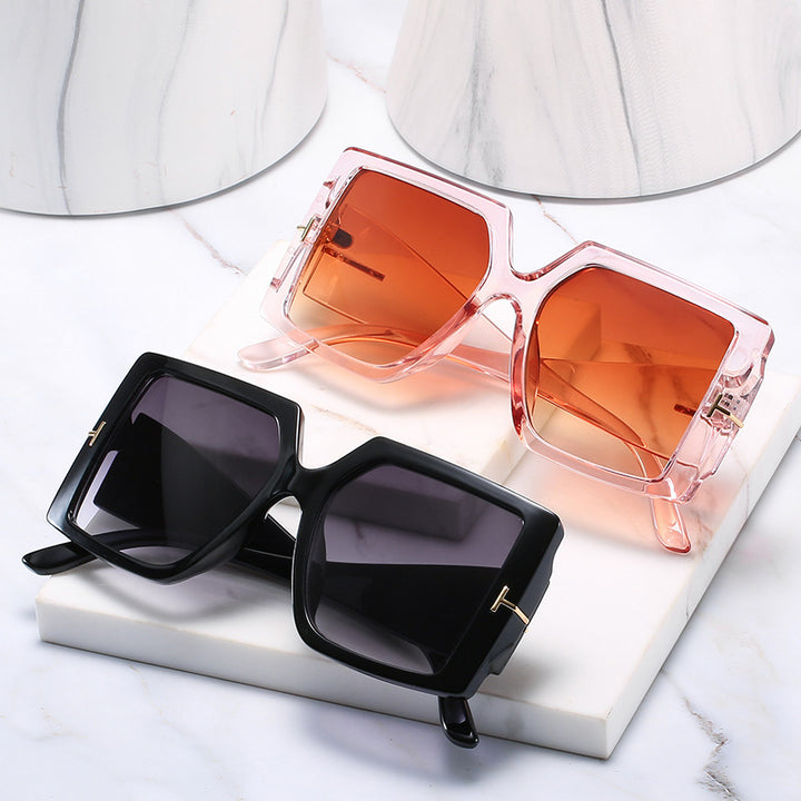 Oversized Geometric Shield Sunglasses Stornfield