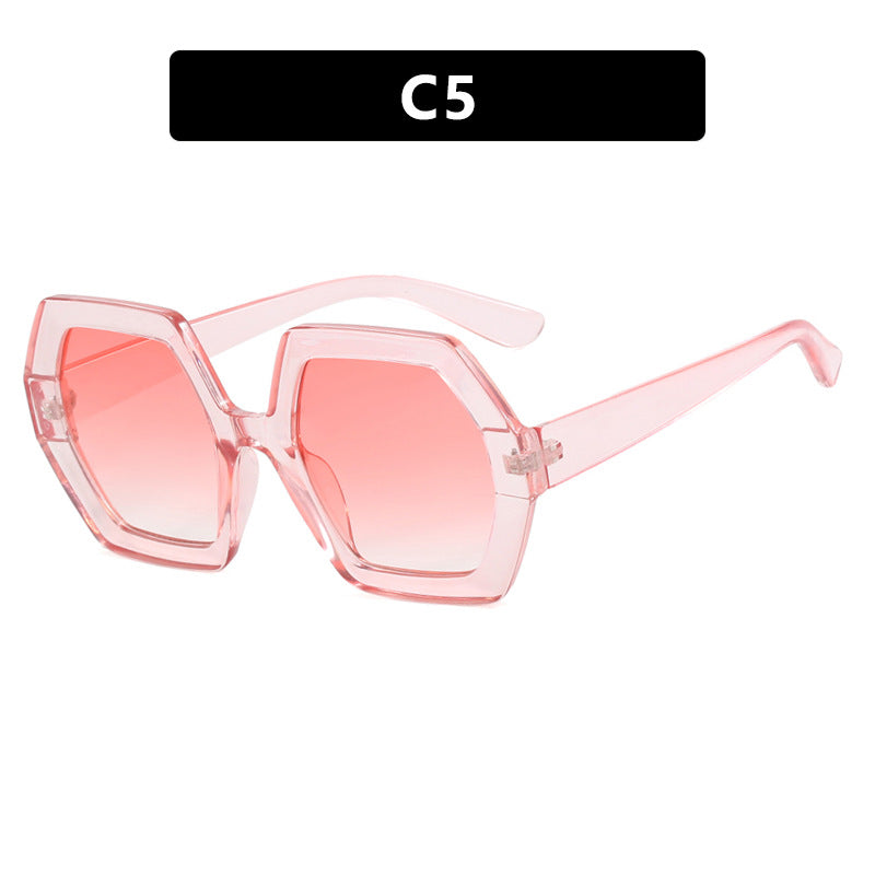 Women innovative hexagonal sunglasses Stornfield