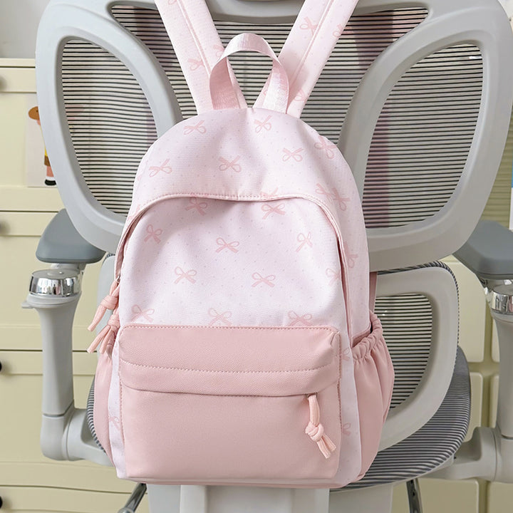 Cute Decorative Bow-Themed Backpack Stornfield