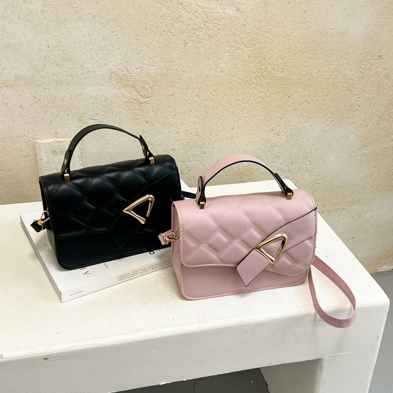 Quilted Handheld Satchel