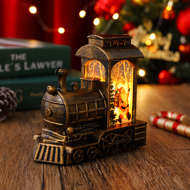 Nostalgic Christmas Train Lantern Stornfield