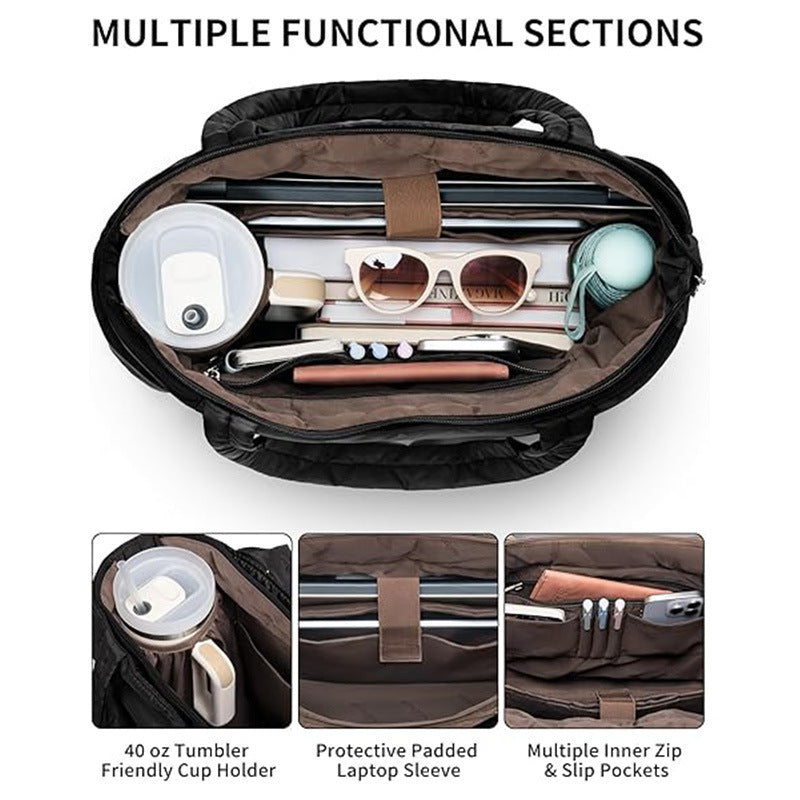 Multifunctional shopping bag with insulating compartments Stornfield