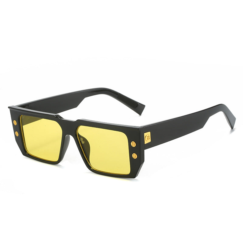 Women's fashionable clear glasses with golden accents Stornfield