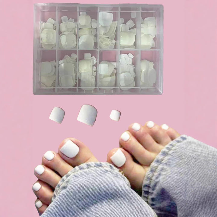 Deluxe Press-On Pedicure Kit Stornfield