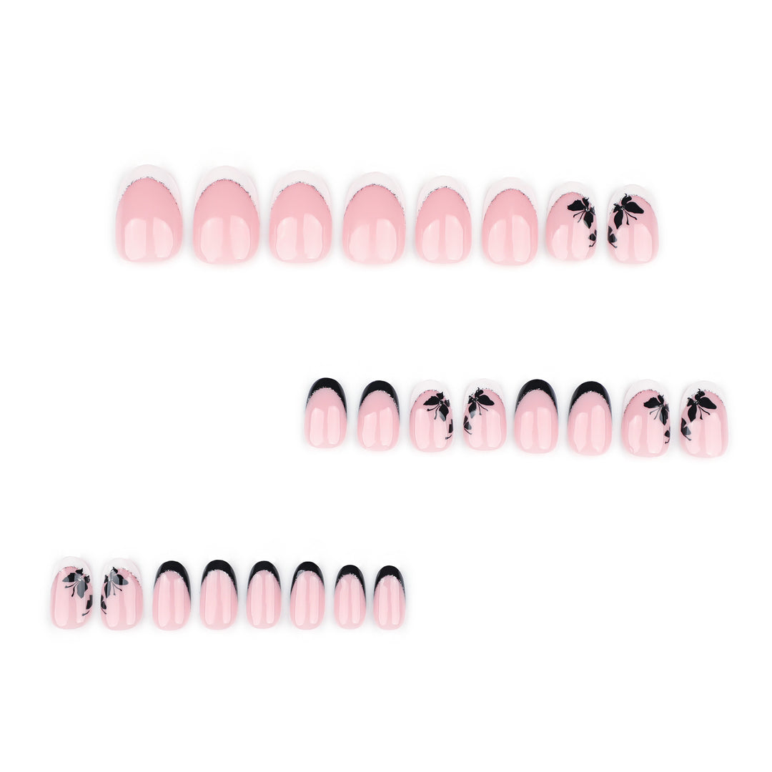 Elegantly designed nail art with butterfly motif Stornfield