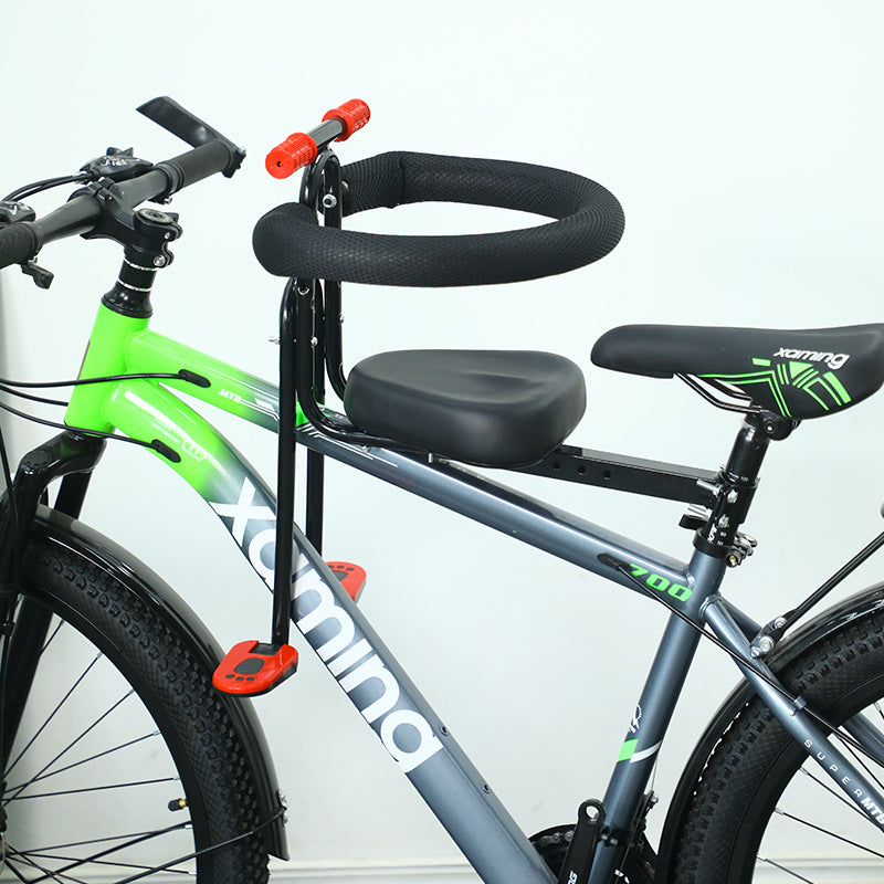 adjustable padded child bicycle passenger seat with safety armrest Stornfield