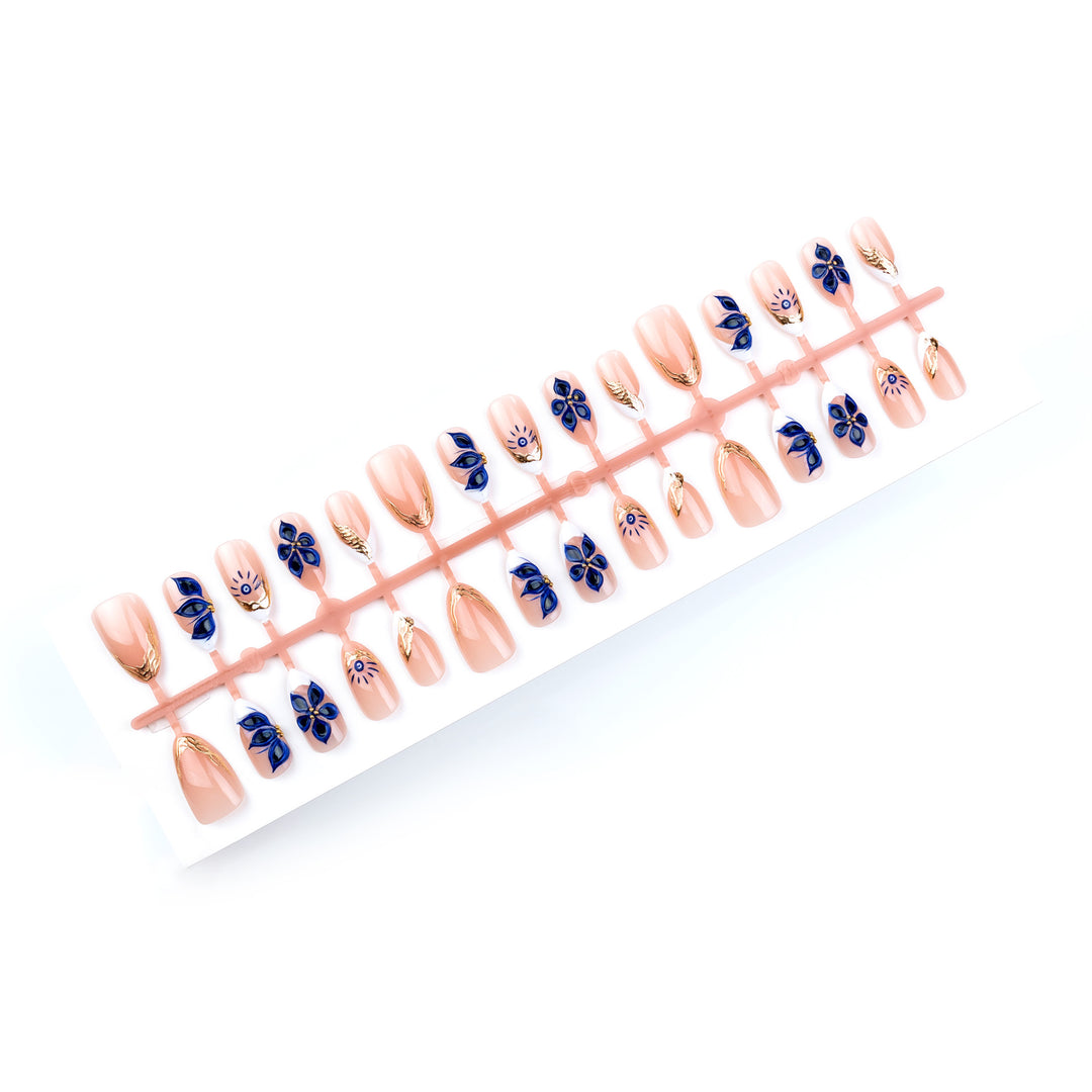 Floral Elegance Press-On Nails