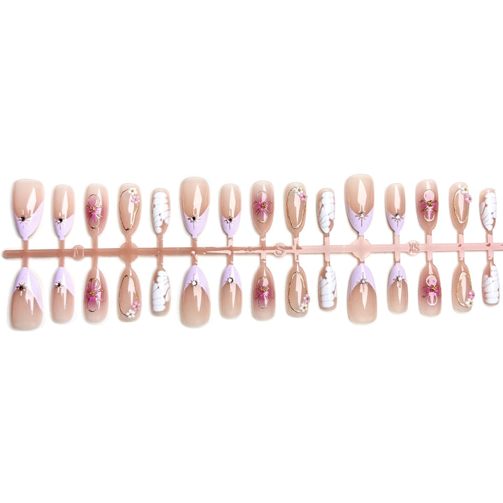 Decorative Press-On Nail Art Set 1790746066