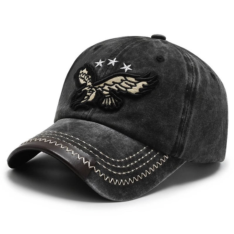 Men's Distressed Embroidered Baseball Cap Stornfield