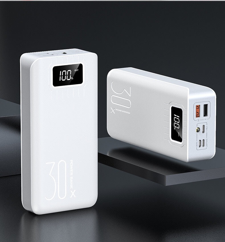 High-performance power bank with intelligent LCD display and two USB ports Stornfield