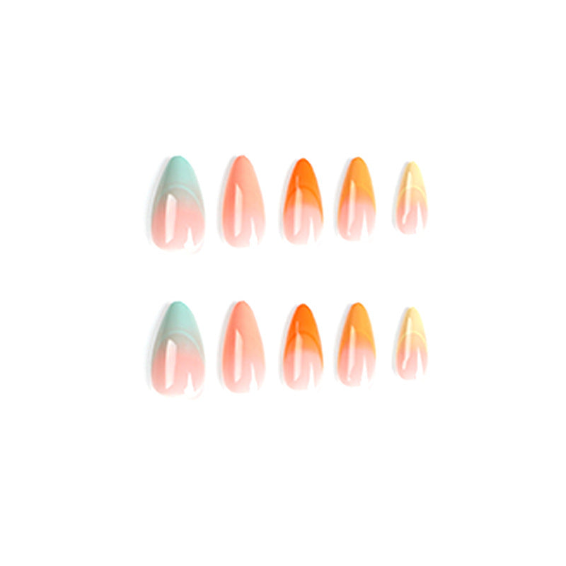 Artificial Nail Tips with Gradient Stornfield