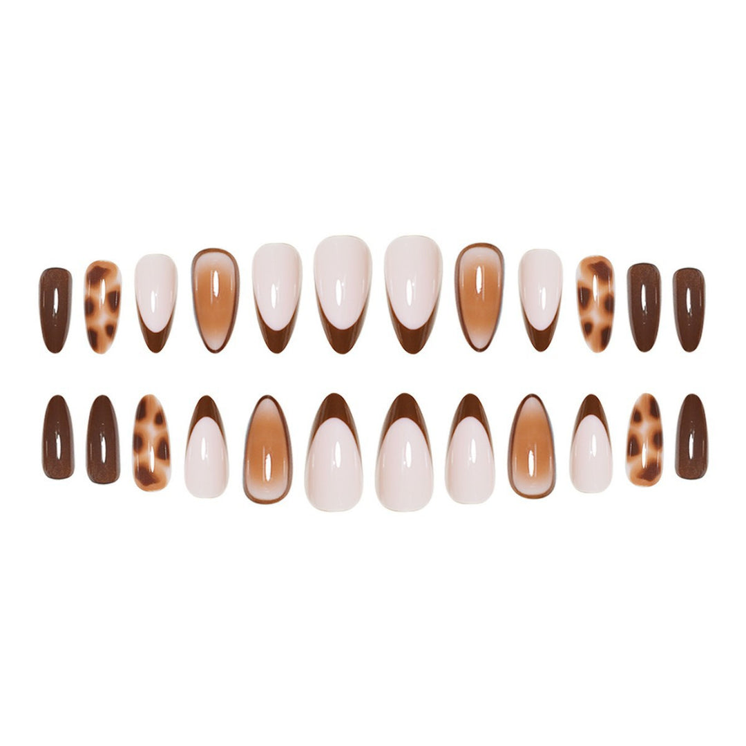 Artistic Decorative Stiletto Press-On Nails Stornfield