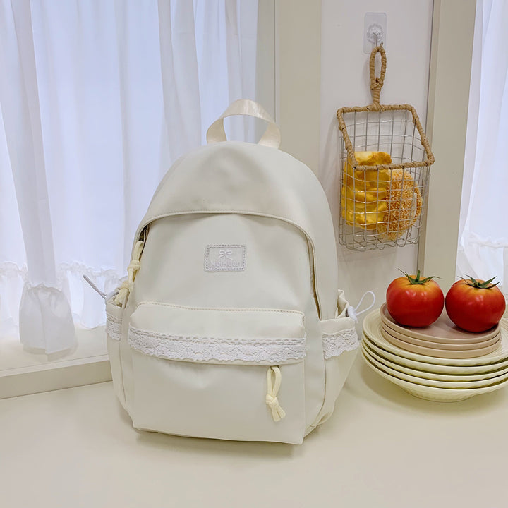 Elegant Lace-Trimmed Daily Backpack Stornfield